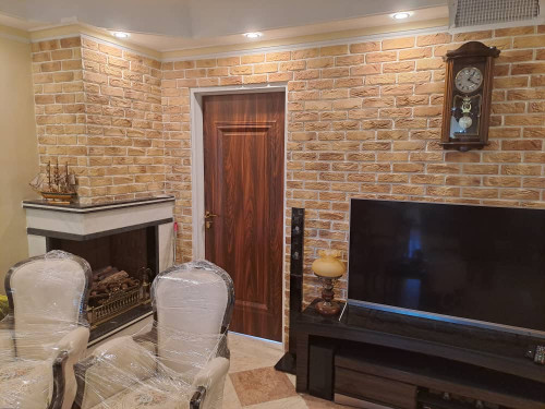 آجر دکوراتیو آتریسا کد 3004 در اتاق نشیمن