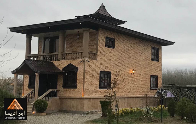 آجر دکوراتیو آتریسا در نمای ساختمان