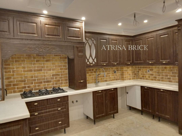 آجر دکوراتیو آتریسا در آشپزخانه