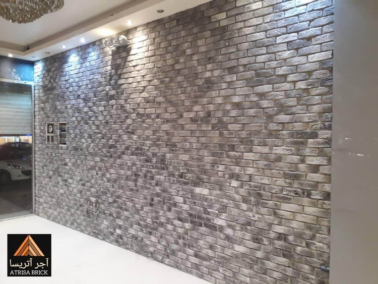 آجر نما دکوراتیو کد 265 در فضای داخلی